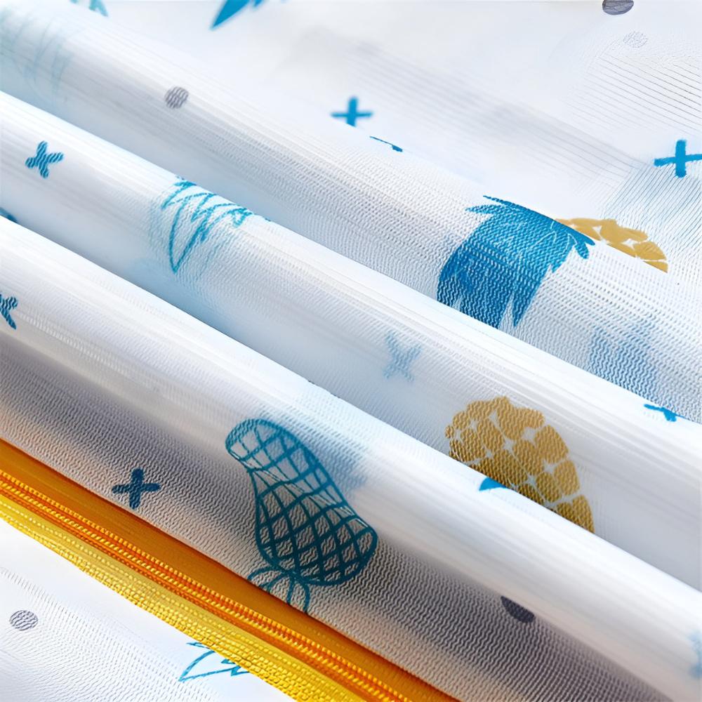 Bedruckte Mesh-Wäschebeutel-Set