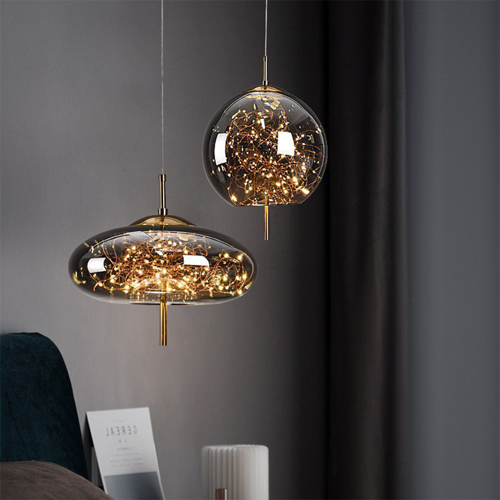 Pendelleuchte Glas Moderne LED Deckenleuchte