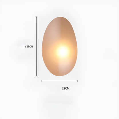 Garduru Light – Nordische Kieselstein-Style LED-Wandleuchte