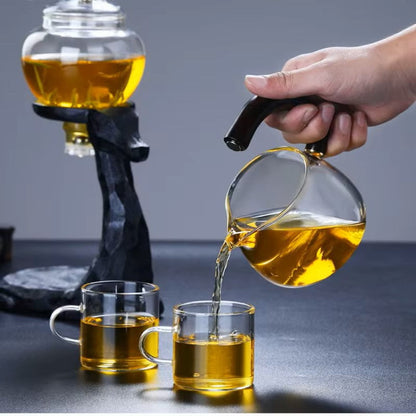 Automatische magnetische Saugglas Kung Fu Teeset 350ml