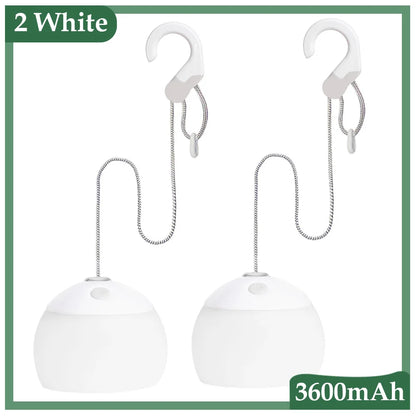 Retro LED Hängende Campinglampe – USB wiederaufladbares Licht