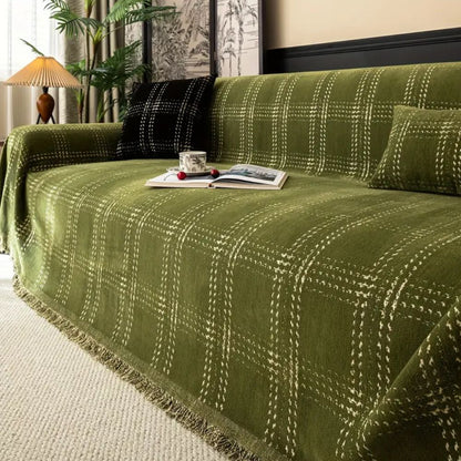 Chesterfield Plaid Sofa Bezug
