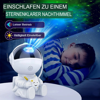 Sternenhimmel-Projektor mit Astronautenfigur – Traumhafte Atmosphäre