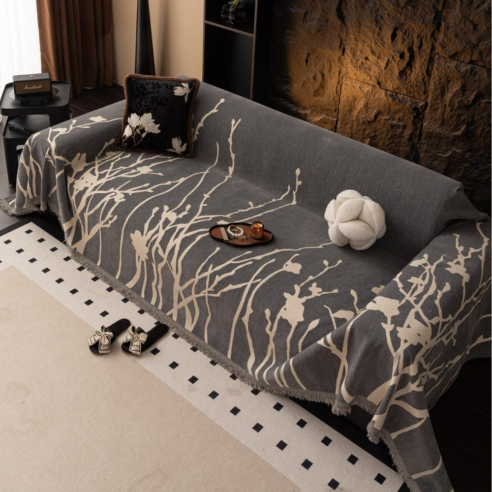 Twilight Branches Chenille Sofabezug