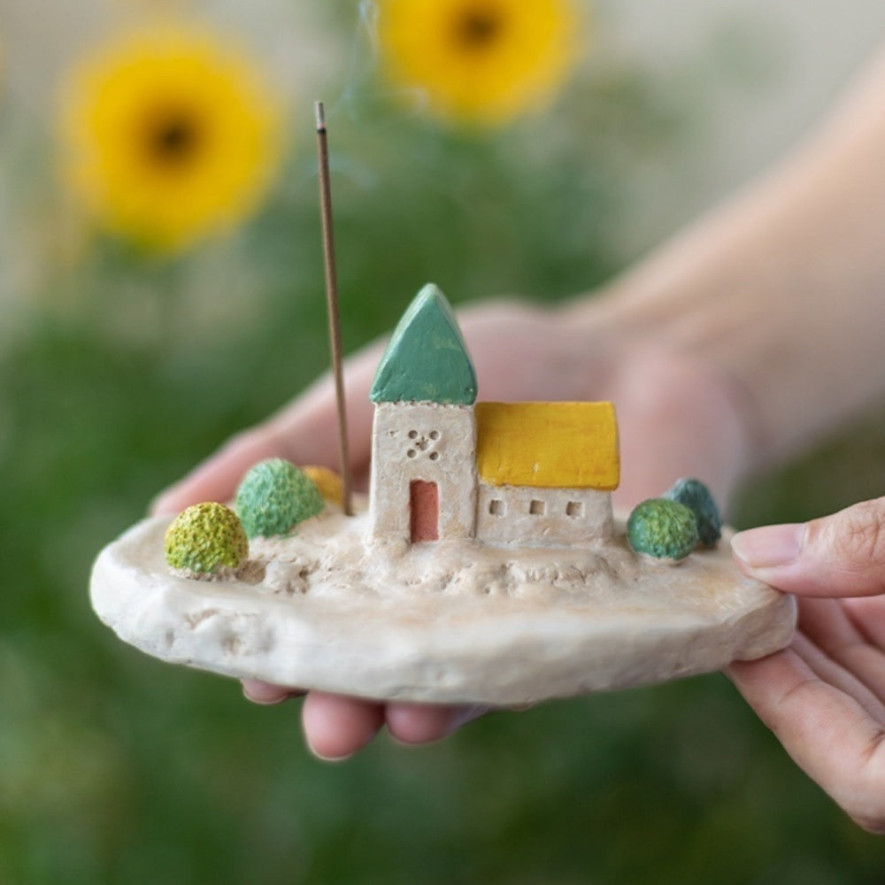 Cottage und Leuchtturm Räucherhalter