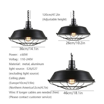 Garduru - Stilvolle Retro Lampe Kronleuchter Deckenleuchte