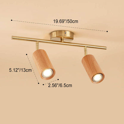 Garduru Nordic Design LED Deckenleuchte | Minimalistisches Holz-Design | Energieeffizient | Modernes Wohnambiente