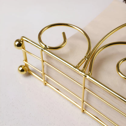 Stylischer Wirbel Serviettenhalter