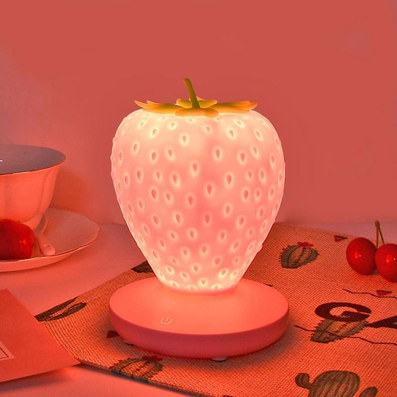 BerryGlow – Charmante Nachttischlampe mit warmem Licht für eine gemütliche Atmosphäre