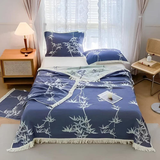Bamboo Baumwolle Wendbare Jacquard-Decke