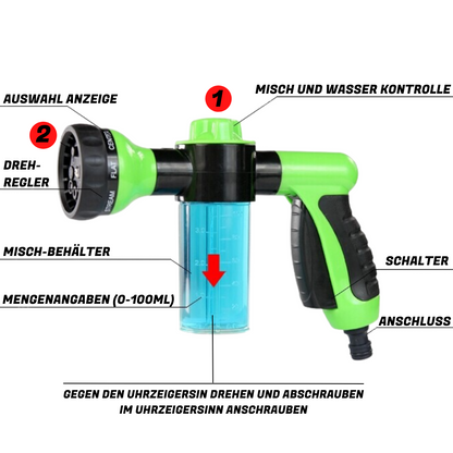 Hundebrause mit Shampoofunktion