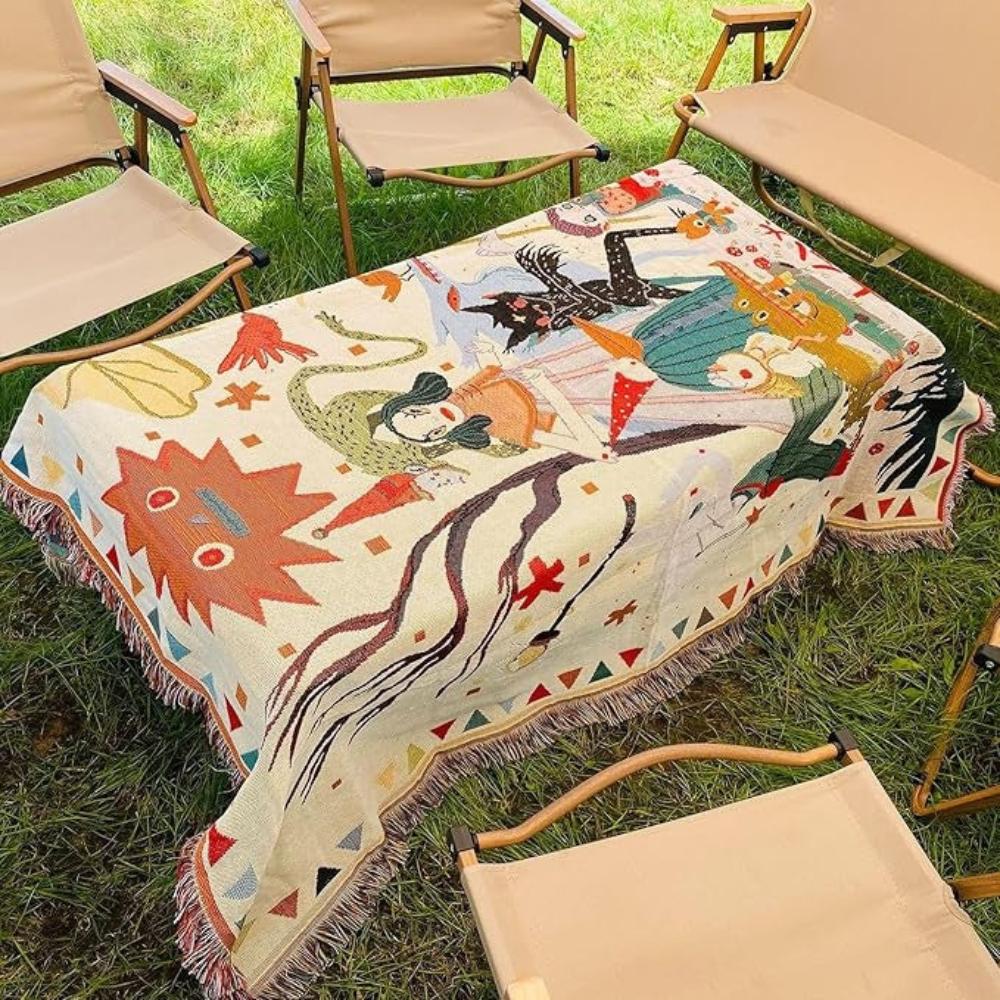 Desert Bloom Wandteppich Picknickdecke & Wurfdecke