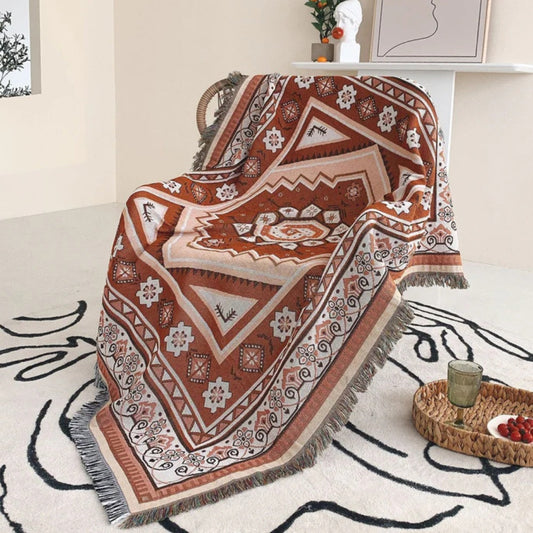 Bohemian Wüstenmirage Wurfdecke