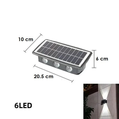 SolarStream – Solar-Wandleuchte für den Außenbereich