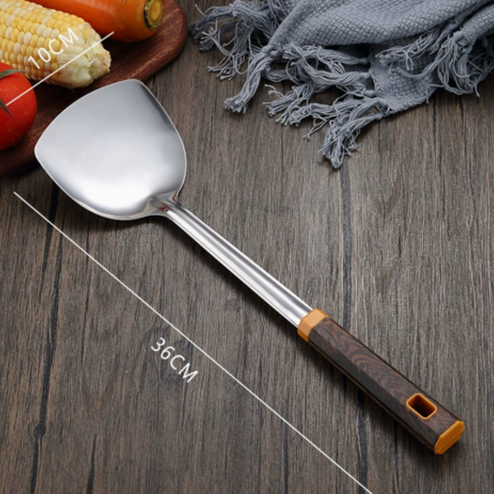 Holzmaserung Edelstahl Besteck | 6-teiliges Set