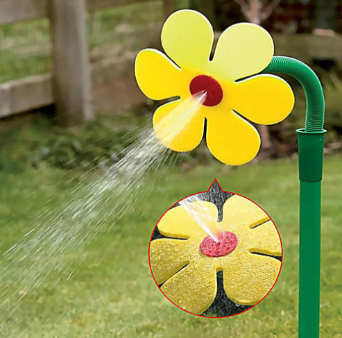 Tanzender Gänseblümchen Sprinkler – Lustiger Rasen Sprinkler für Garten und Haustiere