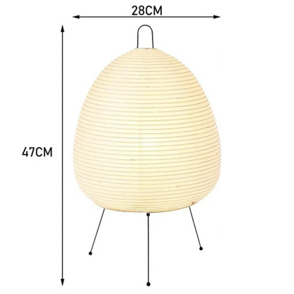 ZenAura™ Japanische Reispapier-Lampe | Tisch- und Stehlampe | Elegantes Design für Zuhause