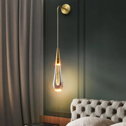 Garduru – Schicke Wasser-Tropfen LED Wandlampe