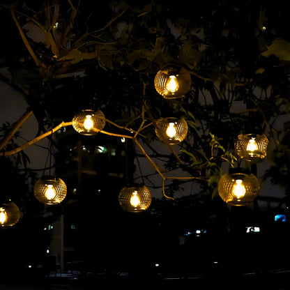 Royelux Solar Hängelampe - Wasserdichte Metall Dekorative Außenlampe