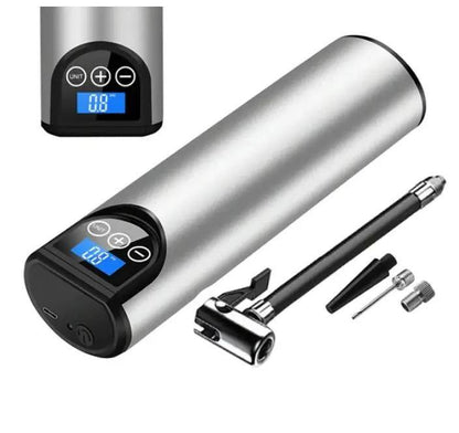 Tragbarer elektrischer Luftkompressor mit digitaler Anzeige – Kompakte Reifenpumpe für schnelles Aufpumpen