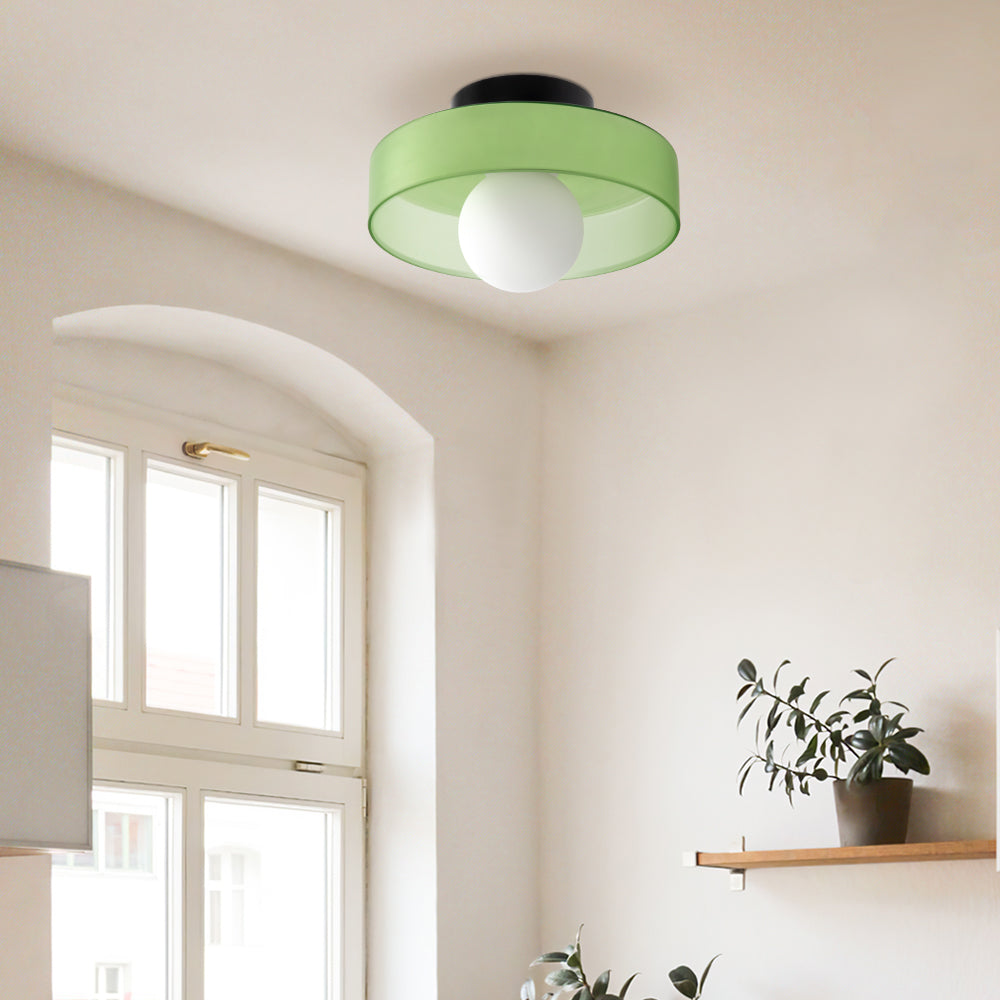 Garduru Runde Glas-Deckenleuchte – Elegantes & Minimalistisches Design
