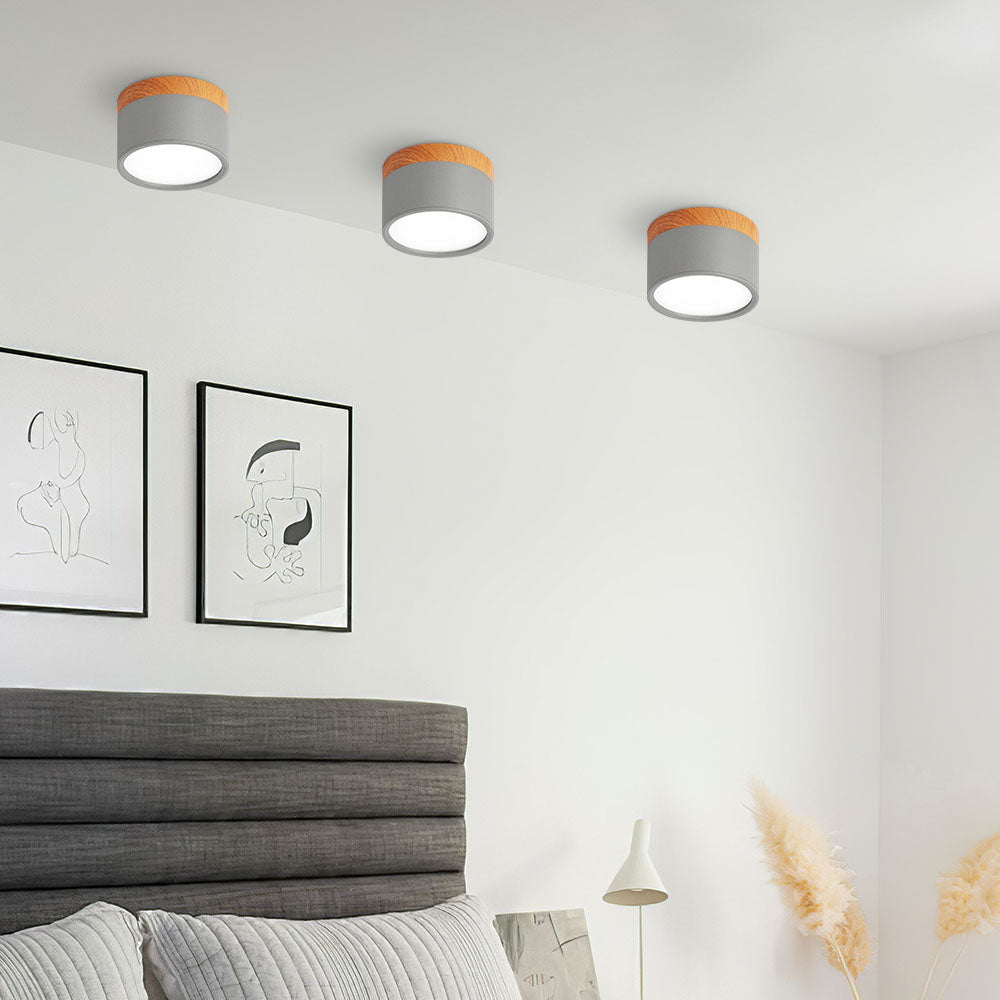 LED-Deckenleuchte Modern Aufputz Zylinder
