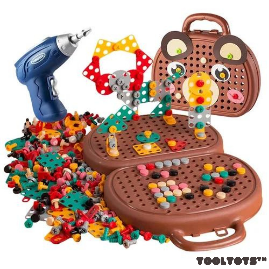 ToolTots™ 3D-Elektrobohrer-Set | 50% Rabatt