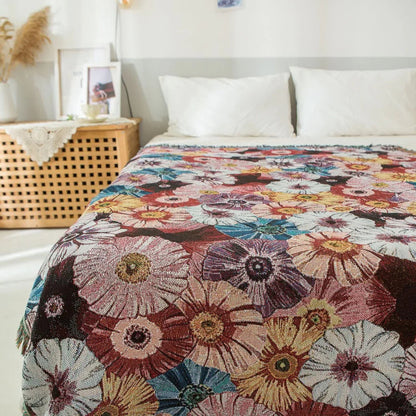 Vintage Flora Gewebte Quastenwandlecke