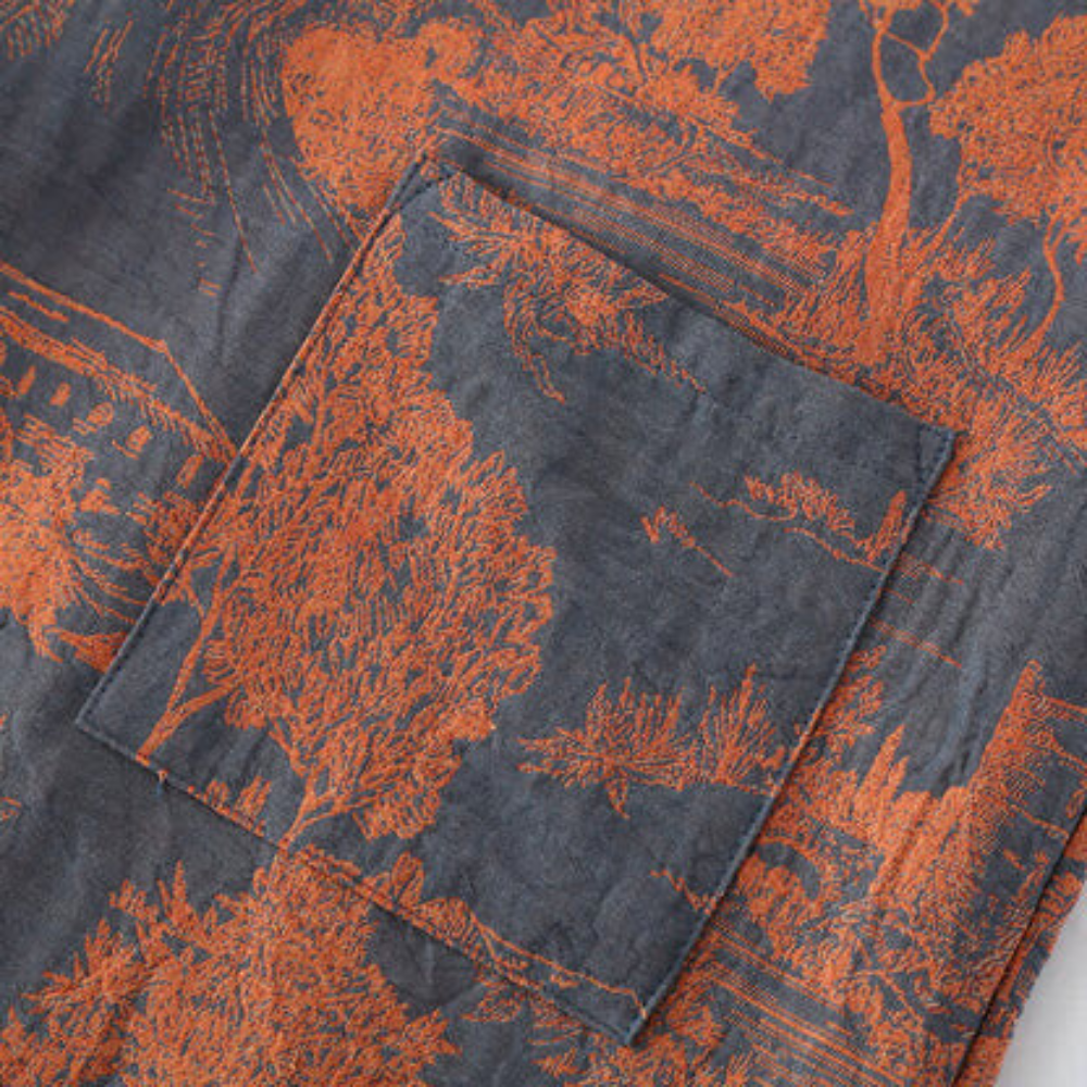 Serene Woodlands Kimono-Robe