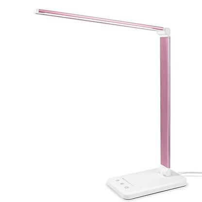 Moderne Einstellbare LED-Schreibtischlampe mit USB-Ladeanschluss - BrightEase