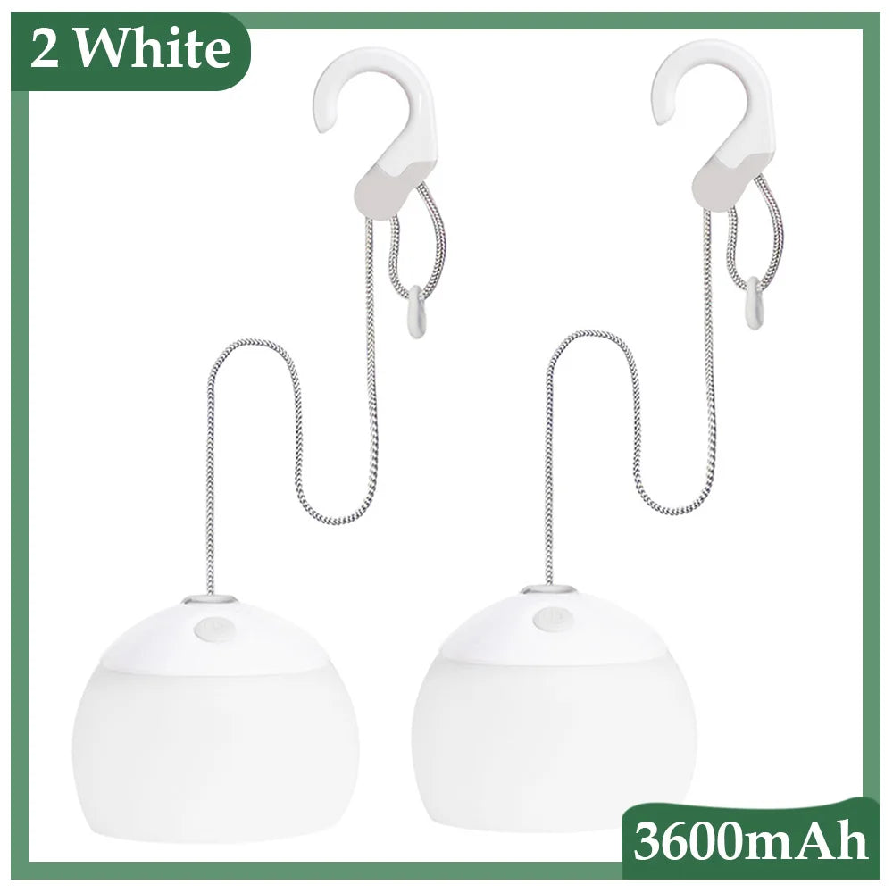 Retro LED Campinglampe - Wiederaufladbares USB-Licht