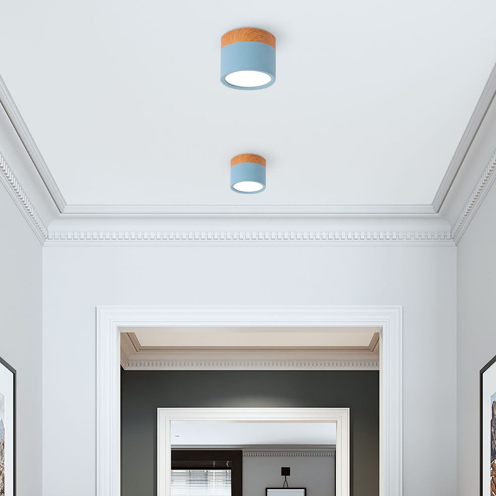 LED-Deckenleuchte Modern Aufputz Zylinder