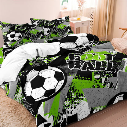 VoetbalDroom – Kinderbettwäsche Set für Fußballfans