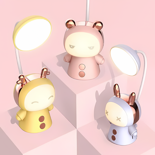 ColorJoy – Verspielt Cartoon Tischlampe mit sanftem LED-Licht für Kinderzimmer