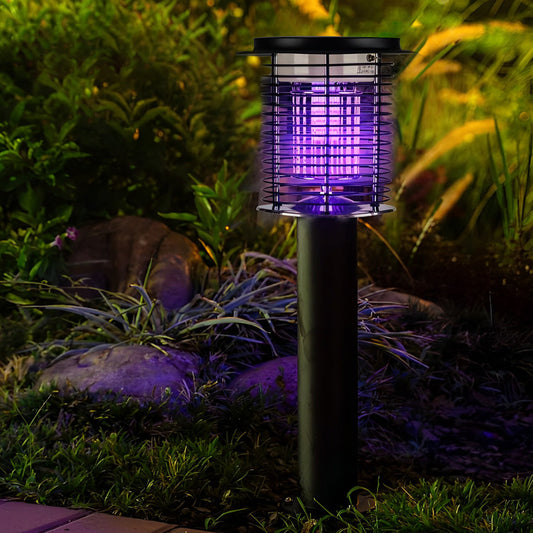 Garduru USB-Solar-Doppellicht-Frequenz-Vibrations-Moskito-Killer-Lampe