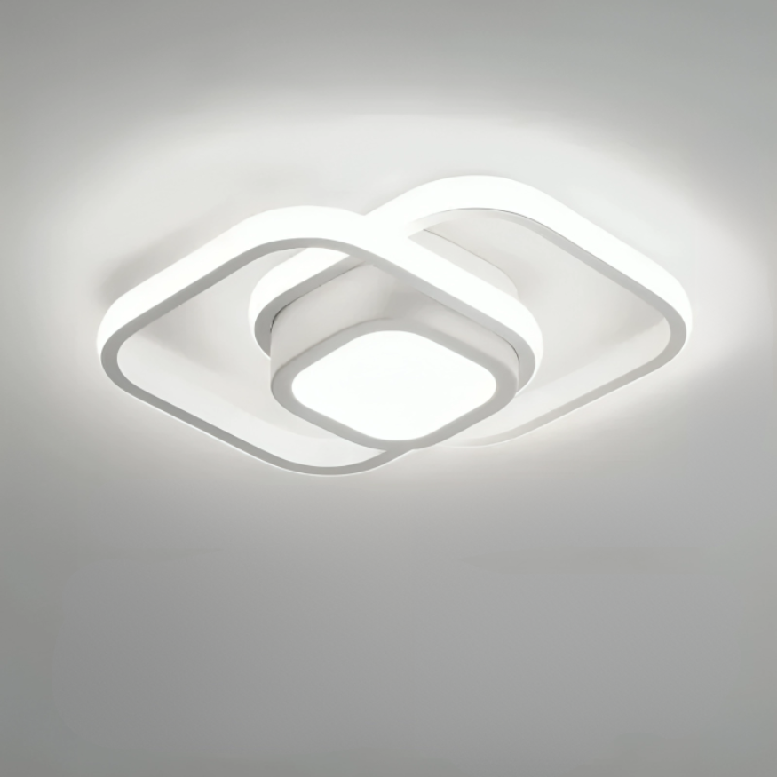 Tairdel | Moderne LED-Deckenleuchte, 2-Ring-Design