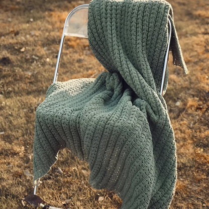 Vintage Chunky Strickdecke