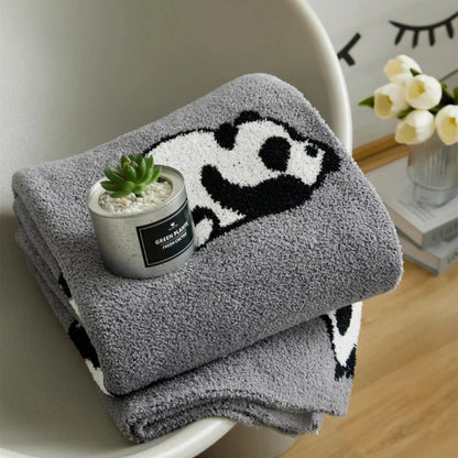 Kawaii Panda Strickdecke