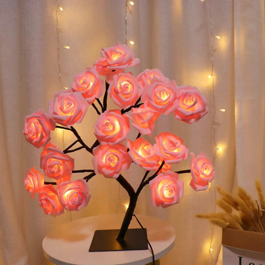 Garduru-Tischlampe mit romantischem Lichtschein