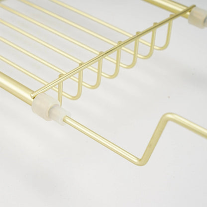 Verstellbares Badewannen-Caddy-Tablett aus Edelstahl