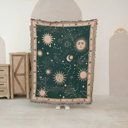 Sonnen Mond Sterne himmlische Decke