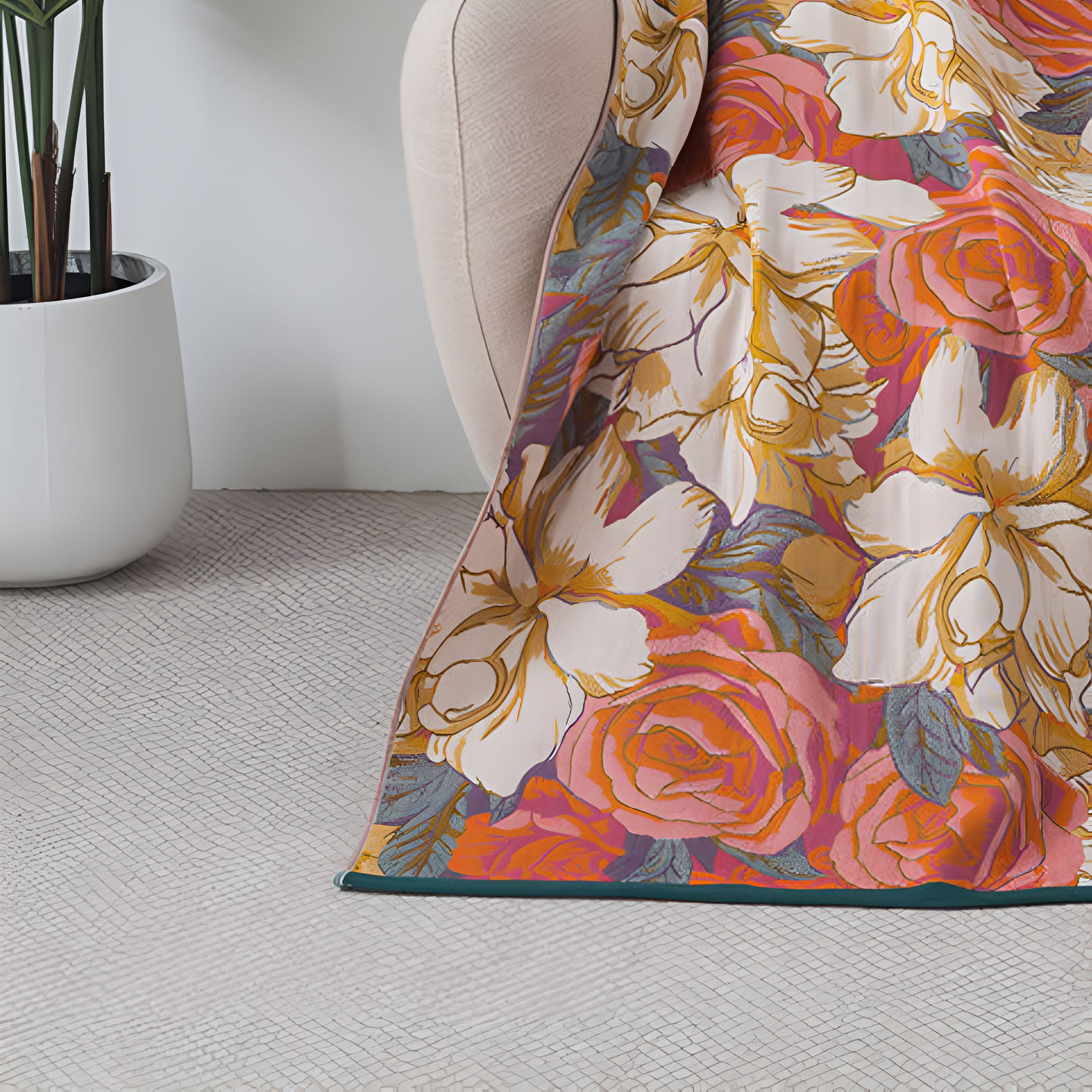 Serene Rose Baumwollbadetuch