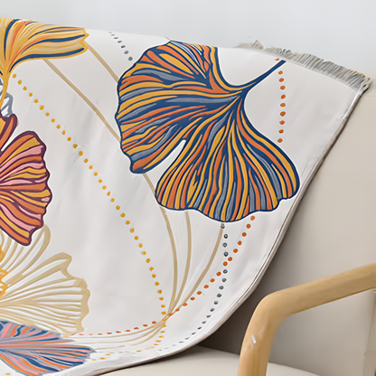 Absorbierende Ginkgo-Blatt-Badehandtuch