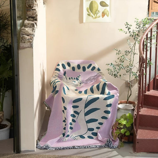 Artful She Tiger Wurfdecke