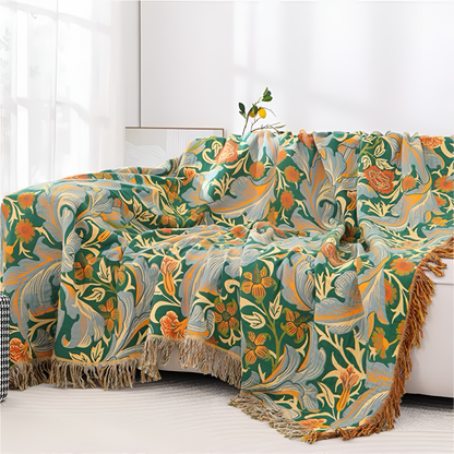 Vintage Floral Wandteppich Throw-Decke