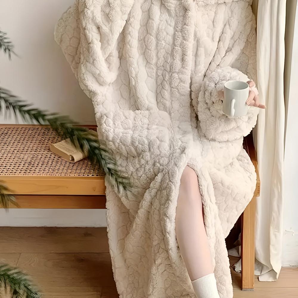 Übergröße Snuggle Sherpa Hoodie