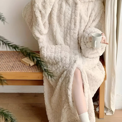 Übergröße Snuggle Sherpa Hoodie