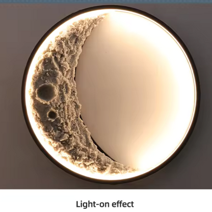 3D Mond Wandlampe LED – Beruhigende Beleuchtung für modernes Interieur