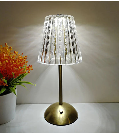 Éclat Cristal - Luxuriöse Kabelgebundene Tischlampe