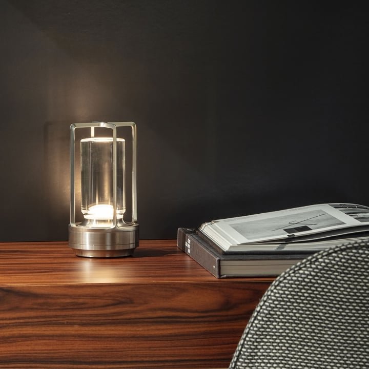 CrystalGlow – Elegante dimmbare Tischlampe mit Kristallambiente